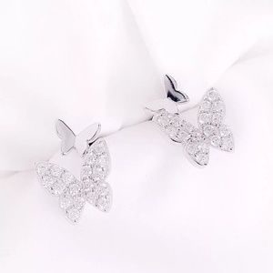 925 Sterling Silver Butterfly and Baby Earrings